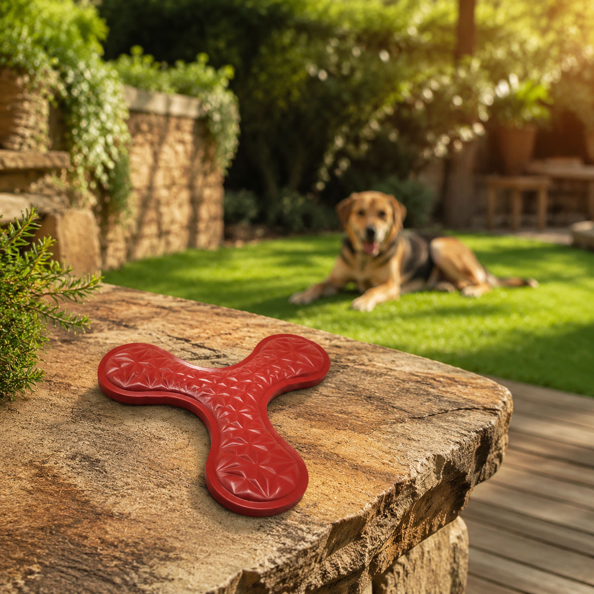 Easy-grip chew toy for dogs