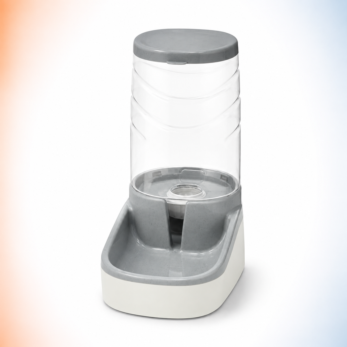 Gravity-fed pet water dispenser