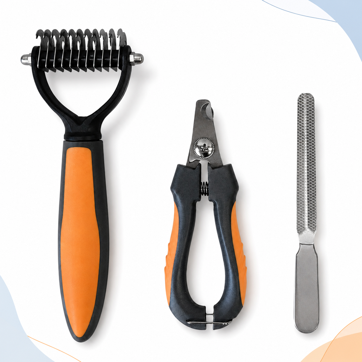 All-in-one pet grooming kit