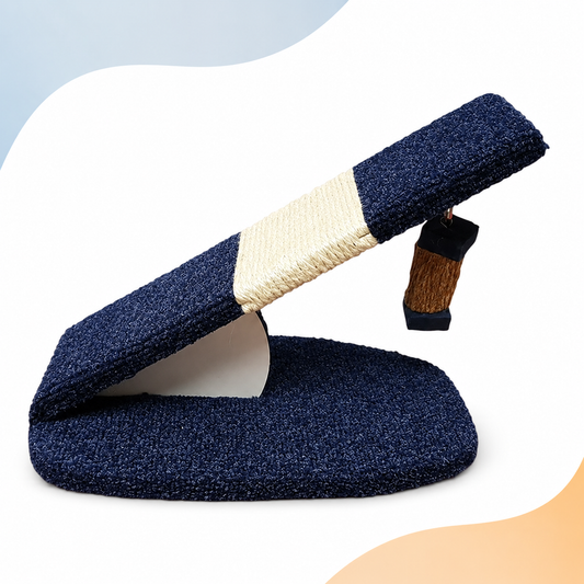 Cat scratching post with sturdy base