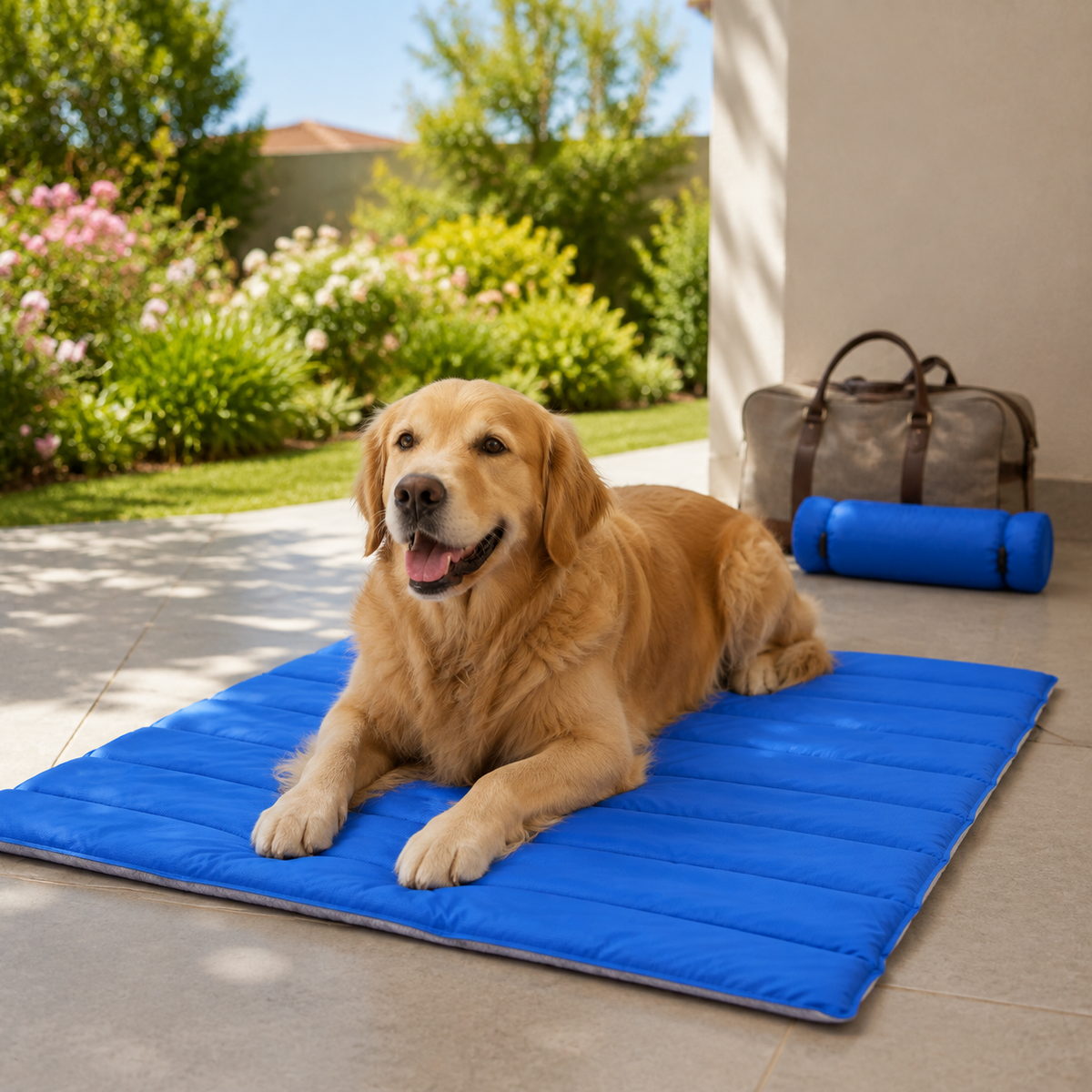 Roomy pet bed with airflow for relaxed naps