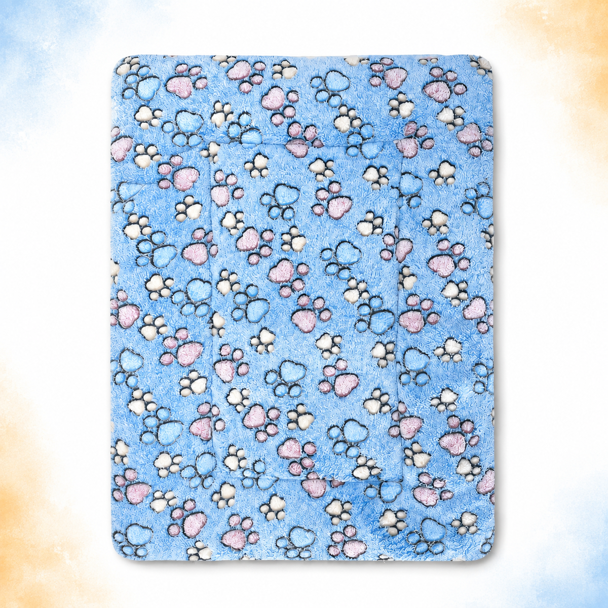 Plush pet resting mat